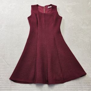 Women's Carolina‎ Williamson Maroon Fit n Flare dress Size Medium